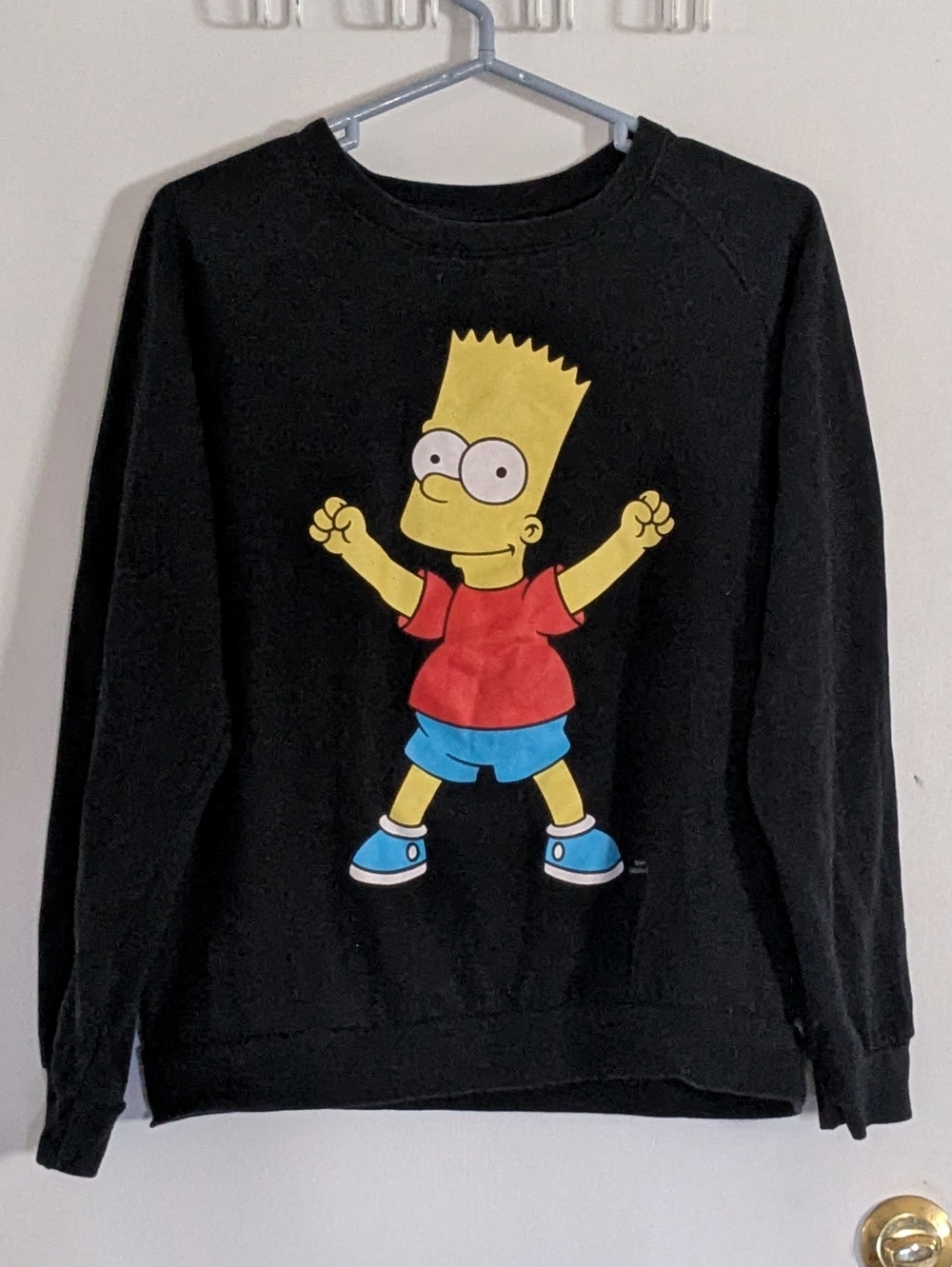 The Simpsons Bart Simpson Crewneck Sweatshirt Lg